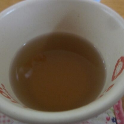 ノンカフェの麦茶で作りました。温かいとコラーゲンも溶かしやすいですね♡
毎晩寝る前に飲んで美容と冷え性に役立てます(*'▽')